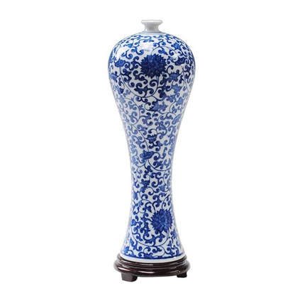 Blue and white porcelain vase fashion home decoration mermaid Jahrriesnge porcelain of n/a cna0022