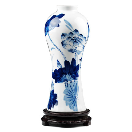 Blue and white hand-painted freehand creative vase flower Jahrriesnge porcelain of vase cna0023