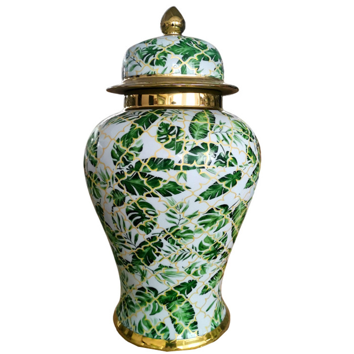 Jingdezhen middle pottery storage pots with lid multiple styles home Jahrriesnge porcelain of vases cna0111