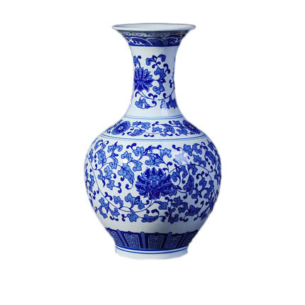 Jingdezhen handmade blue and white porcelain ornamental vase Jahrriesnge porcelain of vase cna0134