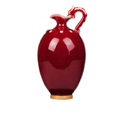 Kiln change Jun porcelain small vase with dragon head modern home Jahrriesnge porcelain of kiln change Jun porcelain vase cna0224