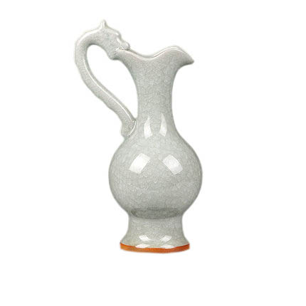 Kiln change Jun porcelain small vase dragon head pot modern home Jahrriesnge porcelain of kiln change Jun porcelain vase cna0225