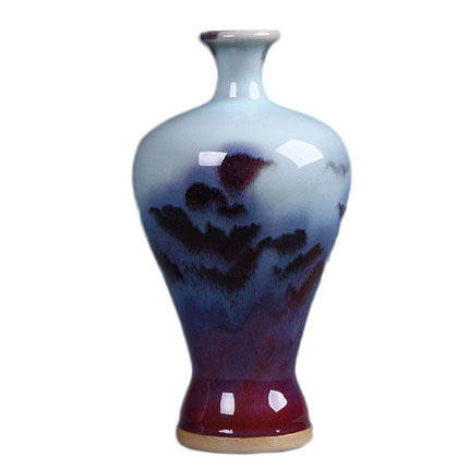 Jingdezhen Cloudy Scenery Small Vase Ceramic Decoration Jahrriesnge porcelain of kiln change Jun porcelain vase cna0236