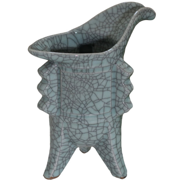 Green crack glaze home decorative ceramics vases and ornaments Jahrriesnge porcelain of vase cna0284