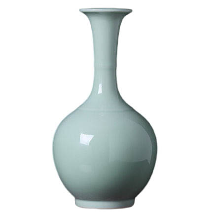 Modern stylish mint ornamental ceramic vase home decoration Jahrriesnge porcelain of beauty vase cna0340