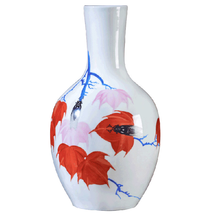 Large hand-painted light luxury chinese ceramic vase for living room Jahrriesnge porcelain of vase cna0378