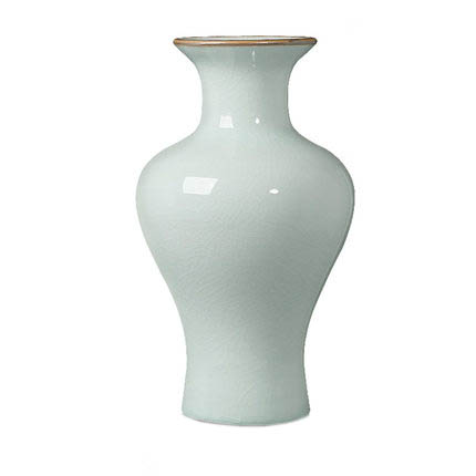 Jingdezhen fishtail shape kiln cracked ceramic vase home decoration Jahrriesnge porcelain of official kiln crack vase cna0386