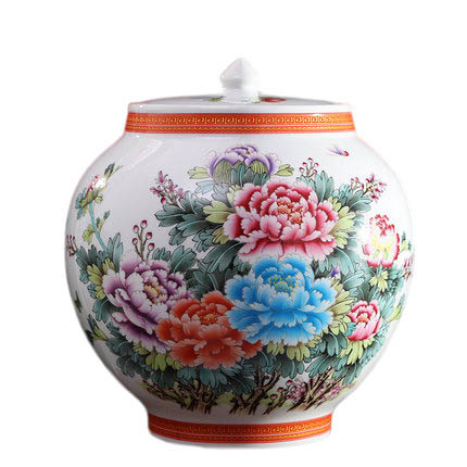 Peony flower full cover ceramic vase flower arrangement home Jahrriesnge porcelain of one hundred children vase cna0462