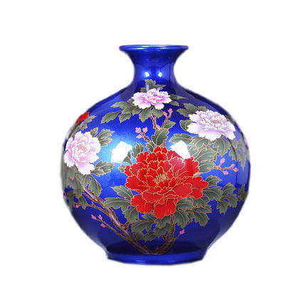Royal glazed ceramic vase flower arrangement Jahrriesnge porcelain of flowers vase cna0502