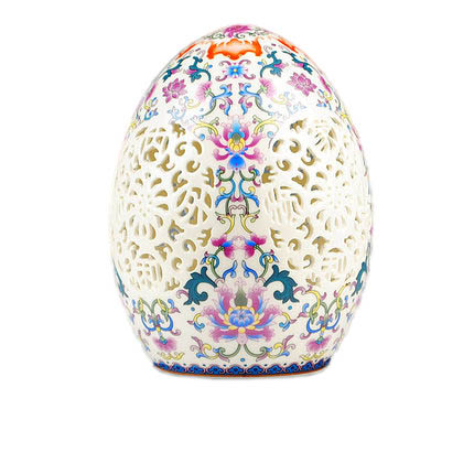 lucky egg thin tire hollow ceramic crafts Jahrriesnge porcelain of thin tire hollow egg cna0787