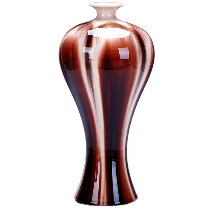 small decorous mermaid shape coffee decorative vases for mantel piece Jahrriesnge porcelain of kiln crack crack glaze vase cna0848