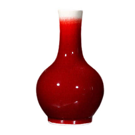 Chinese Jingdezhen red glaze ceramic flower vase home decoration Jahrriesnge porcelain of crack glaze red vase cna0949