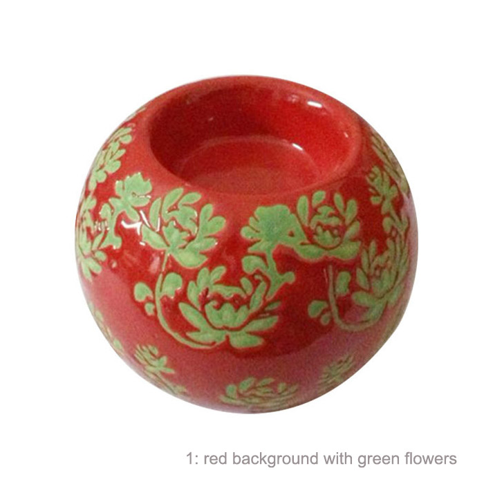 Handmade birthday wedding candlelight dinner ceramic candle holders Jahrriesnge porcelain of modern vases set 3 pcs cna1072