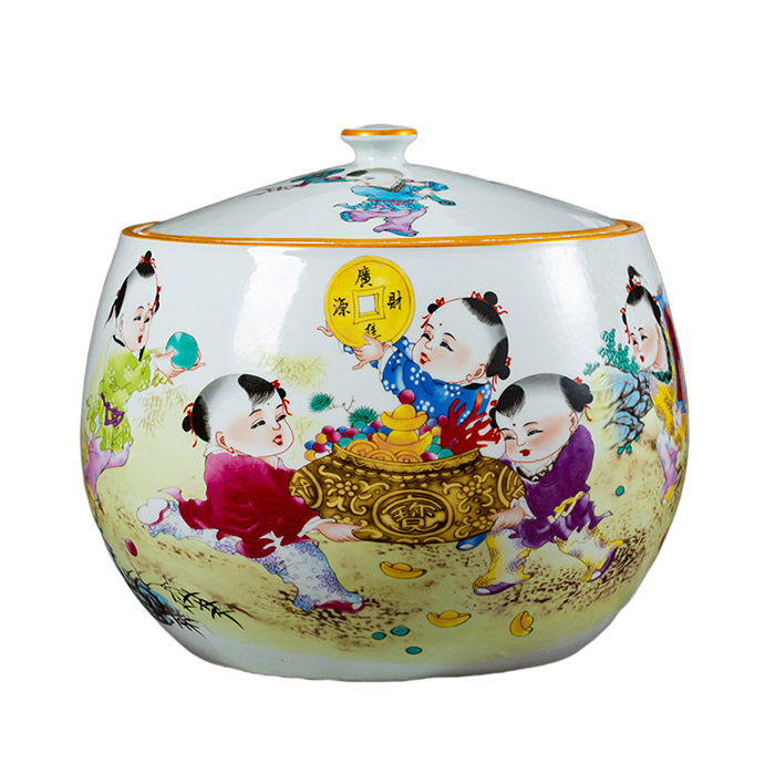 Sealed moisture-proof and mildew-proof household ceramic jars home Jahrriesnge porcelain of cna1146