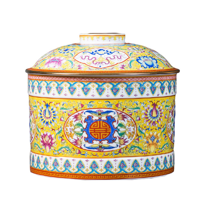 Sealed moisture-proof enamel porcelain pottery storage tank multiple Jahrriesnge porcelain of cna1231