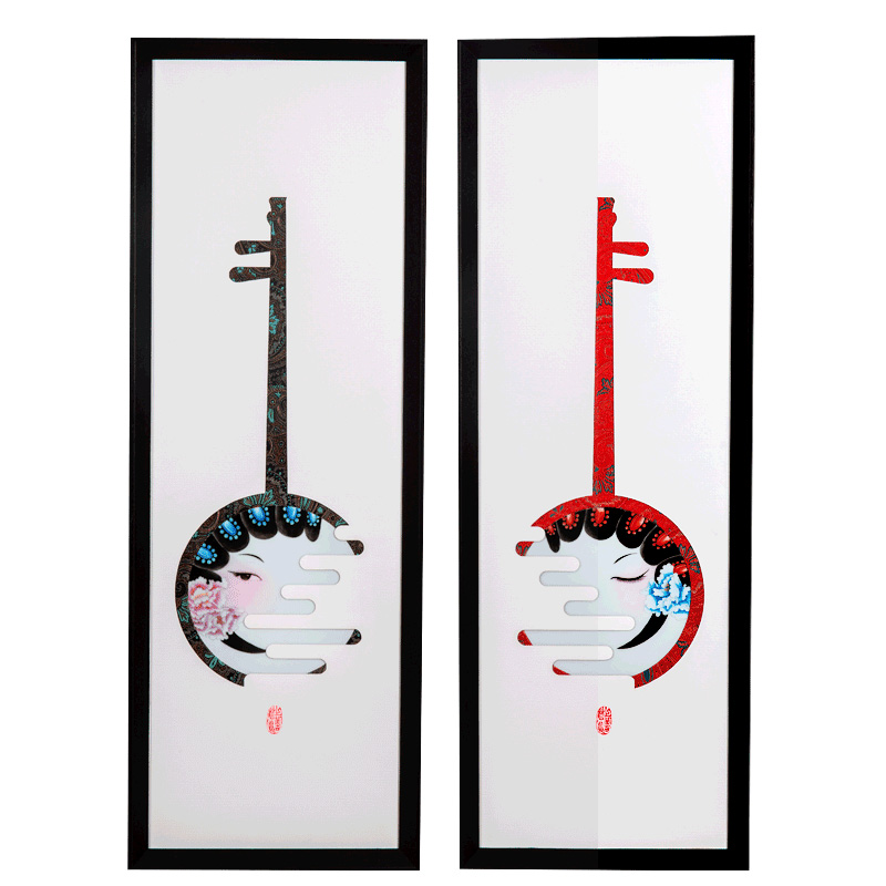 Creative porcelain plate painting decoration sofa background wall Jahrriesnge porcelain painting of cna1512