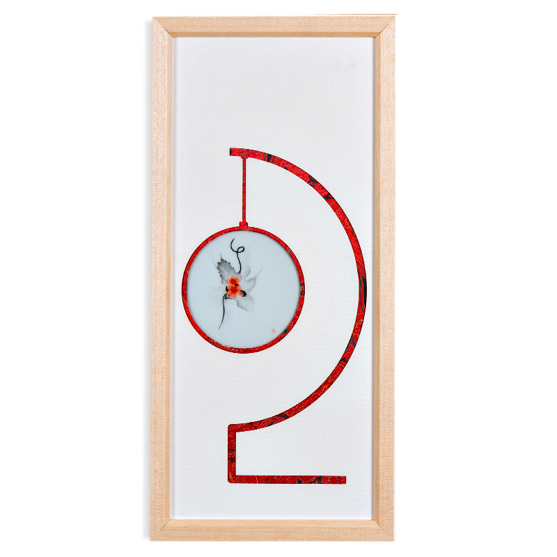 Simple style hand painted porcelain plate painting wall background Jahrriesnge porcelain painting of cna1528