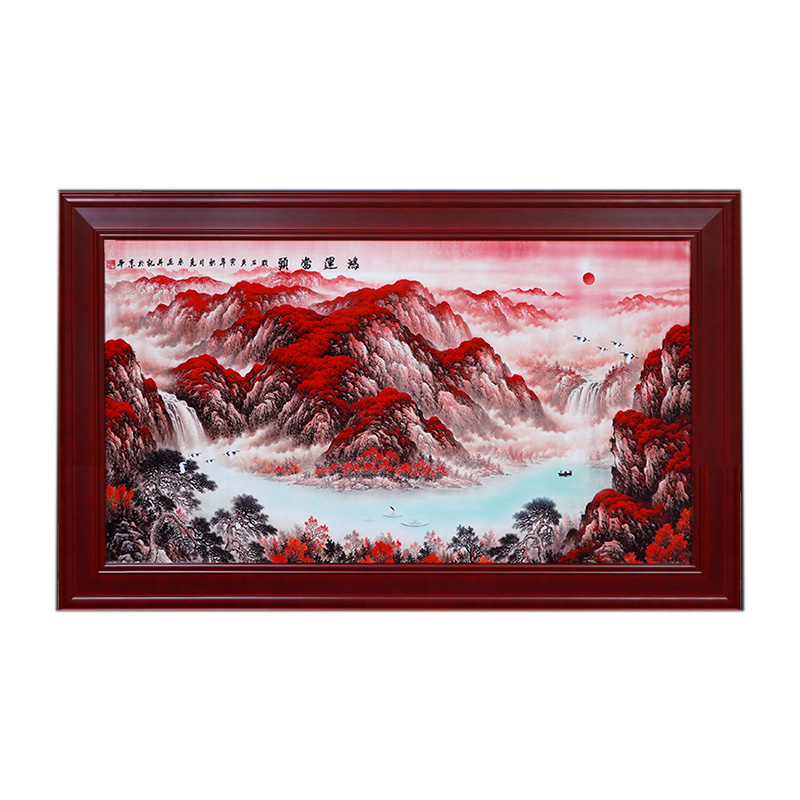 Opportunity Knocks ceramic plate painting dining room restaurant Jahrriesnge porcelain painting of cna1665