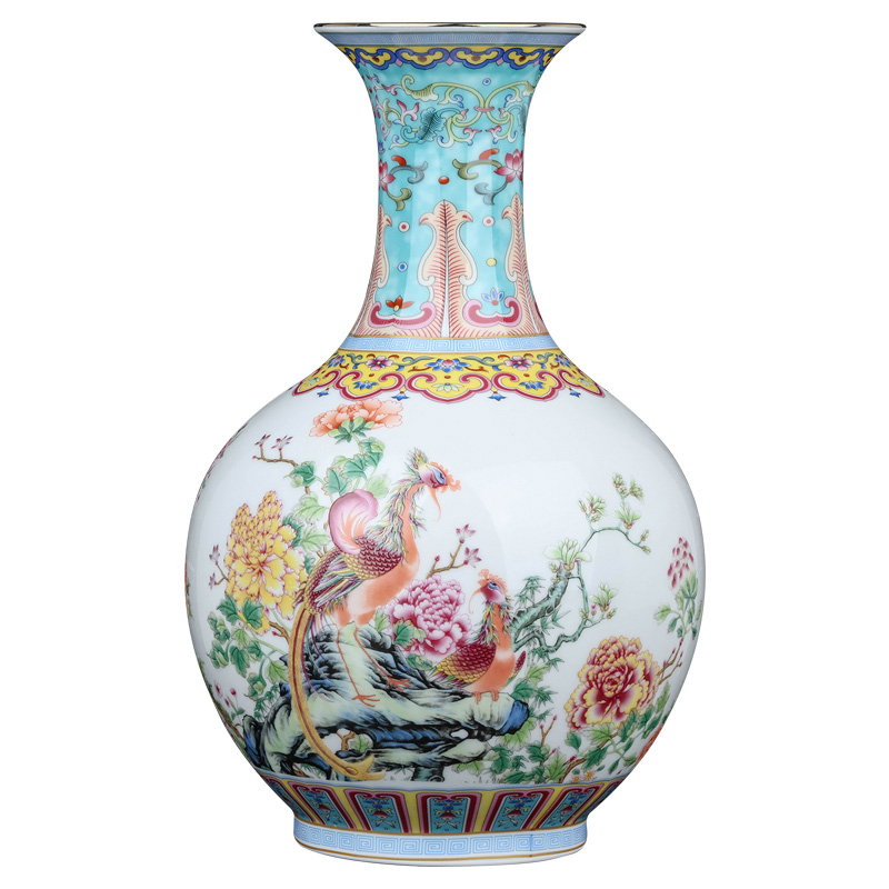 Jingdezhen ceramic flower vase ornaments living room home decorations Jahrriesnge porcelain of cna1676