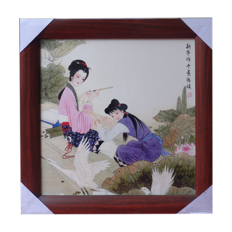 Jingdezhen ladies ceramic painting hotel club teahouse home Jahrriesnge porcelain painting of cna1733