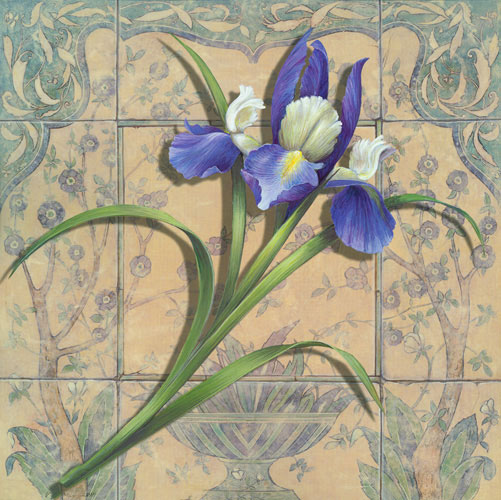 JAHRRIESNGE Floral of iris lpf05055 