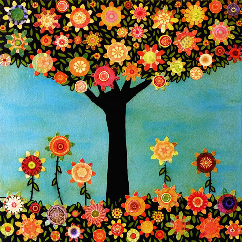 JAHRRIESNGE Floral of flowers-lpf07476 