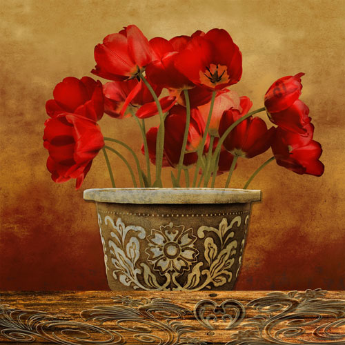 JAHRRIESNGE Floral of flowers-lpf07543 