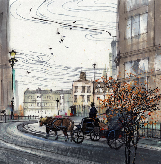 Jahrriesnge Landscape of carriage lpf08220 