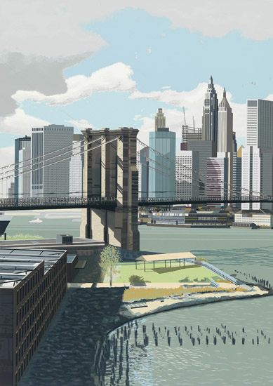 Jahrriesnge Landscape of city lpf08377 