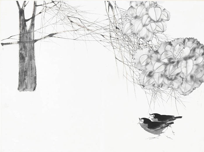 Jahrriesnge Landscape of birds lpf08867 