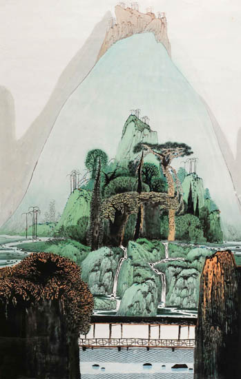 Jahrriesnge Landscape of hills lpf08882 