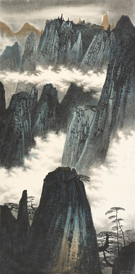 JAHRRIESNGE Landscape of hills lpf08885 