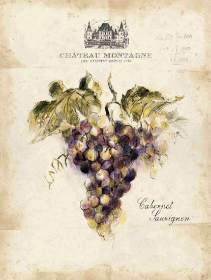 JAHRRIESNGE Floral of grapes lpf09659 