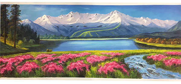 JAHRRIESNGE Landscape of montains-lpg1127 